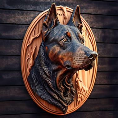 3D model Beauceron dog (STL)